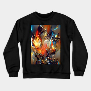 Metal Fire Crewneck Sweatshirt